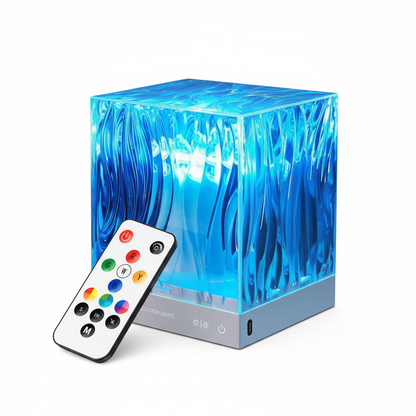 Aurora Borealis Projection Lamp Ocean Atmosphere Lamp Ceiling Starry Night Light Creative Gift for Bedroom Restaurant Decoration